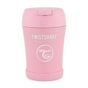 TWISTSHAKE Stainless Steel Food 350ml pastel pink
