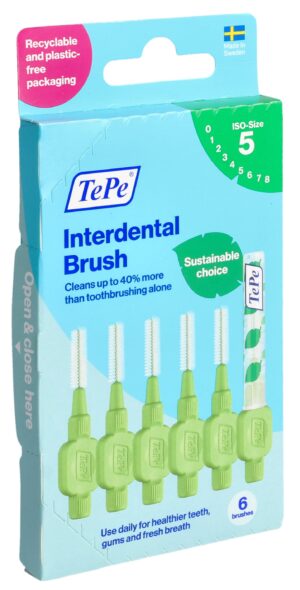 TEPE Interdental Brush 0.8mm grün      Blist 6 Stk