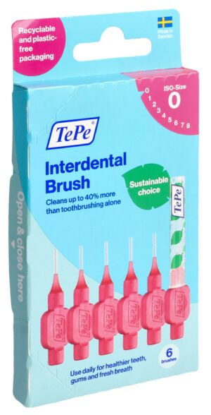 TEPE Interdental Brush 0.4mm pink      Blist 6 Stk