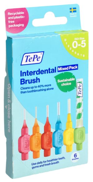 TEPE Interdental Brush assortiert 6Stk       Blist