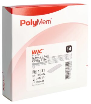 POLYMEM WIC Silver Cavity Filler 2.5x7.6cm 14 Stk