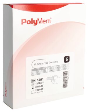 POLYMEM Finger/Toe Dressing Silver S 6 Stk