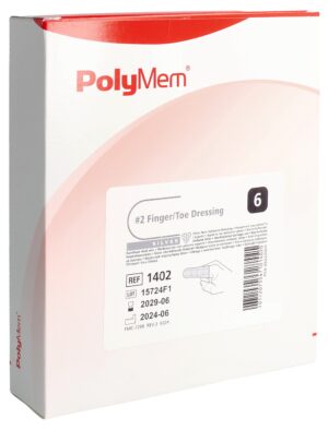 POLYMEM Finger/Toe Dressing Silver M 6 Stk