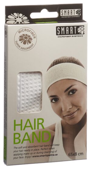 SMART MICROFIBER SYS Hair Band white