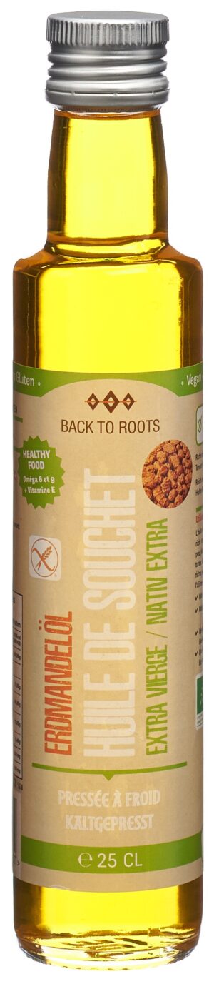 BACK TO ROOTS Erdmandeln Öl Bio           Fl 25 cl