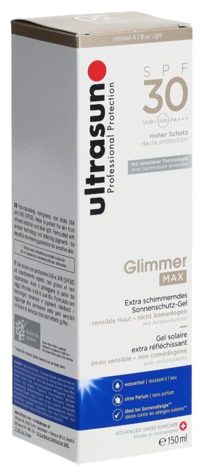 ULTRASUN Glimmer MAX SPF30               Fl 150 ml