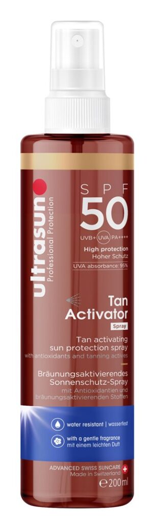 ULTRASUN Tan Activator SPF50            Spr 200 ml