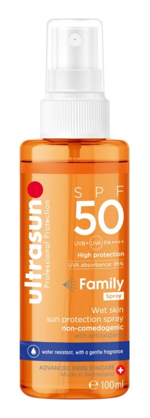 ULTRASUN Family Wet Skin SPF50          Spr 100 ml