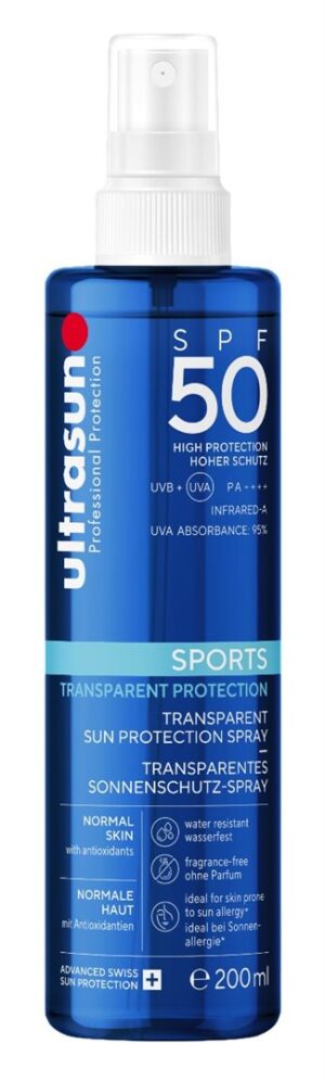 ULTRASUN Sports Spray SPF50             Spr 200 ml