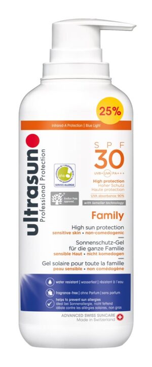 ULTRASUN Family SPF30 -25%             Disp 400 ml