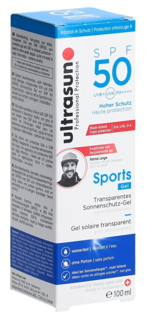 ULTRASUN Sports Gel SPF 50               Fl 100 ml