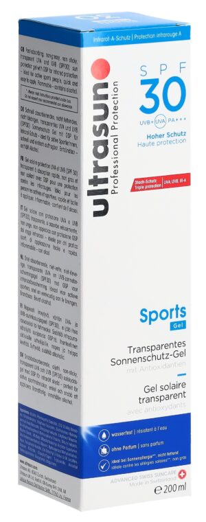 ULTRASUN Sports Gel SPF 30               Fl 200 ml