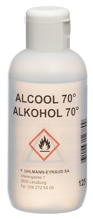 UHLMANN EYRAUD Alkohol 70 %              Fl 125 ml