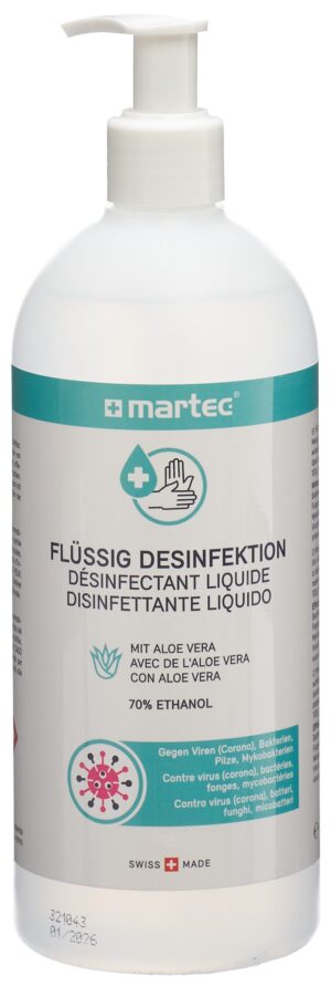 MARTEC Desinfektion flüssig mit Aloe veraFl 500 ml