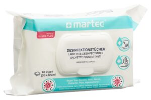 MARTEC Desinfektionstücher              Btl 40 Stk