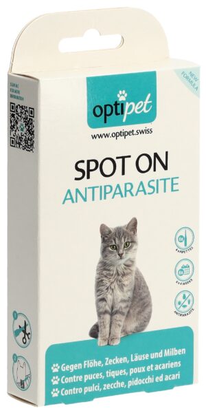 OPTIPET Spot On Antiparasite Katzen         6 1 ml