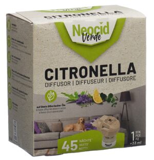NEOCID VERDE Citronella mit Diffusor      Fl 33 ml