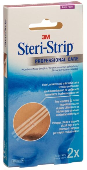 3M STERI STRIP 3x75mm weiss verstärkt      2 5 Stk