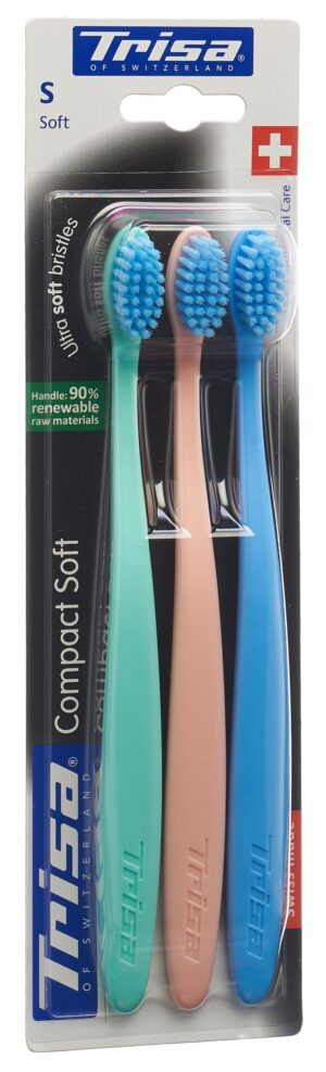 TRISA Zahnbürste Compact Soft soft Trio