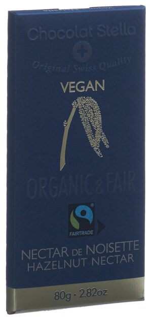 STELLA Nectar de noisette Schokolad Bio Fair 80 g