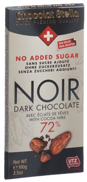 STELLA Schokolade Noir 72%                   100 g