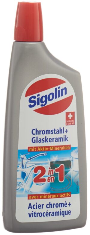 SIGOLIN 2in1 Chromstahl+Glaskeramik      Fl 250 ml
