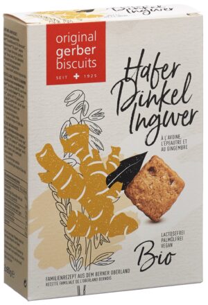 GERBER Hafer Dinkel Biscuits Ingwer Bio      160 g