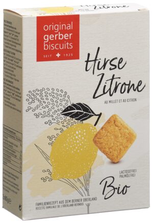 GERBER Hirse Zitrone Biscuits Bio            160 g