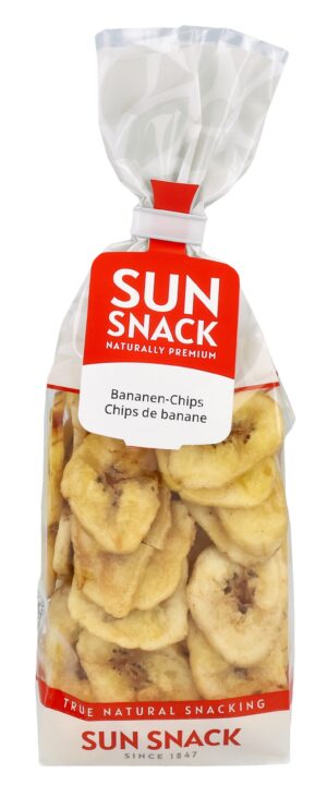 SUN SNACK Bananen-Chips                  Btl 120 g