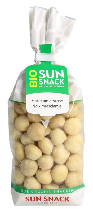 BIO SUN SNACK Macadamia Nüsse Bio        Btl 225 g