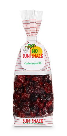 BIO SUN SNACK Cranberries ganz Bio Btl 200 g