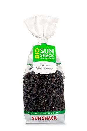 BIO SUN SNACK Korinthen Bio              Btl 200 g
