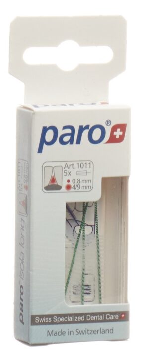 PARO Isola Long 4/9mm mittel grün konisc     5 Stk