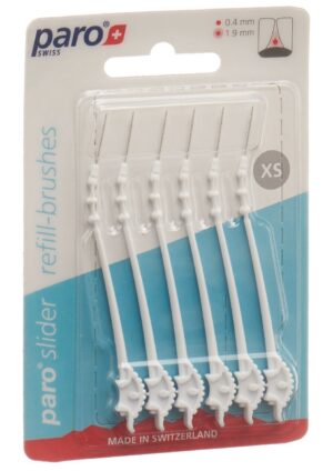 PARO slider refill-brushes XS                6 Stk