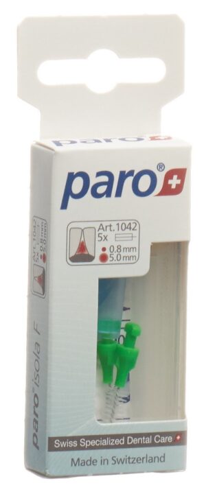 PARO Isola F 5mm mittel grün zyl             5 Stk