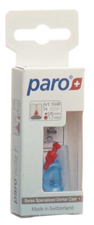 PARO Isola F 1.7mm xxxx-fein rot zyl         5 Stk
