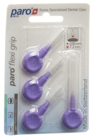 PARO Flexi Grip 8mm mittel-grob violett      4 Stk