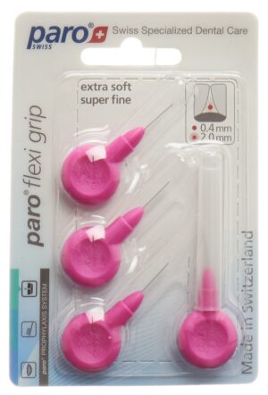 PARO Flexi Grip 2mm superfine pink zylindr 4 Stk