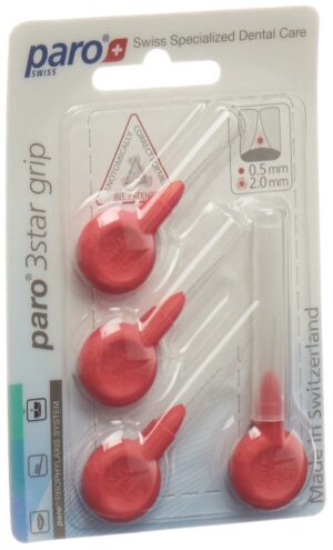 PARO 3Star-Grip 2mm xxx-fein rot zylin       4 Stk