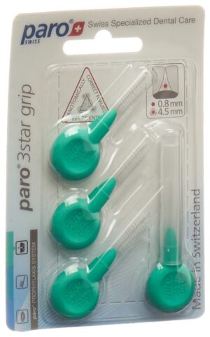 PARO 3Star-Grip 4.5mm medium grün zylin      4 Stk