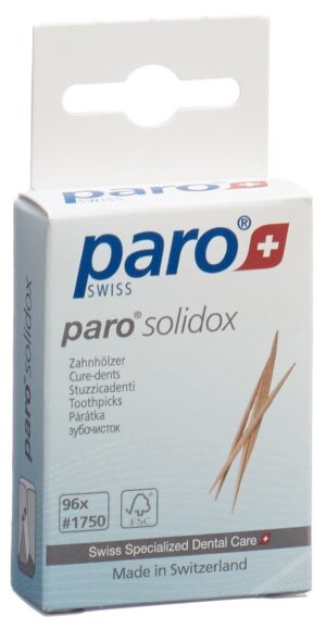 PARO Solidox Zahnhölzer mittel doppelendig  96 Stk