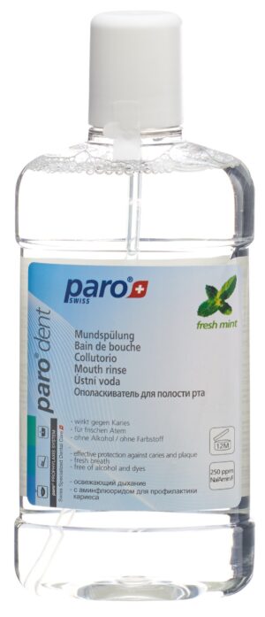 PARO DENT Dentalspülung mit Aminfluorid     500 ml
