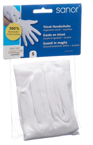 SANOR Tricot Handschuhe S                   1 Paar