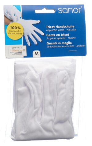 SANOR Tricot Handschuhe M                   1 Paar