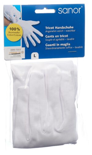 SANOR Tricot Handschuhe L                   1 Paar