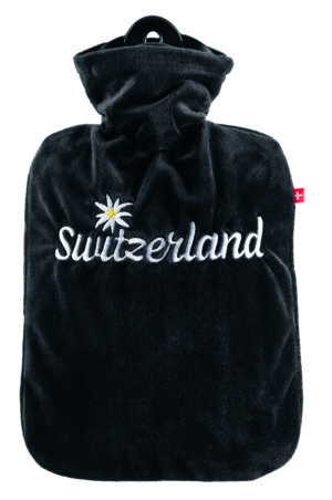 EMOSAN Wärmflasche Switzerland mit Edelweis