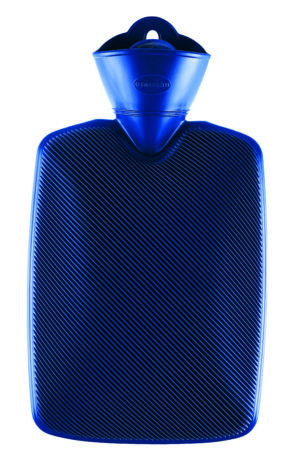 EMOSAN Wärmflasche Halblamelle blau