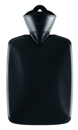 EMOSAN Wärmflasche Halblamelle schwarz
