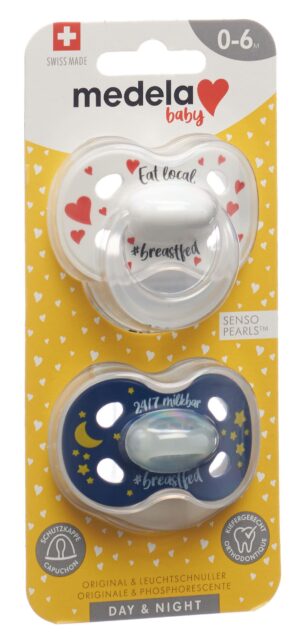 MEDELA Baby Nuggi Day&Night 0-6 breastfed    2 Stk