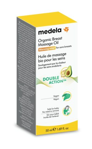 MEDELA Brust-Massageöl Bio                  Glasfl